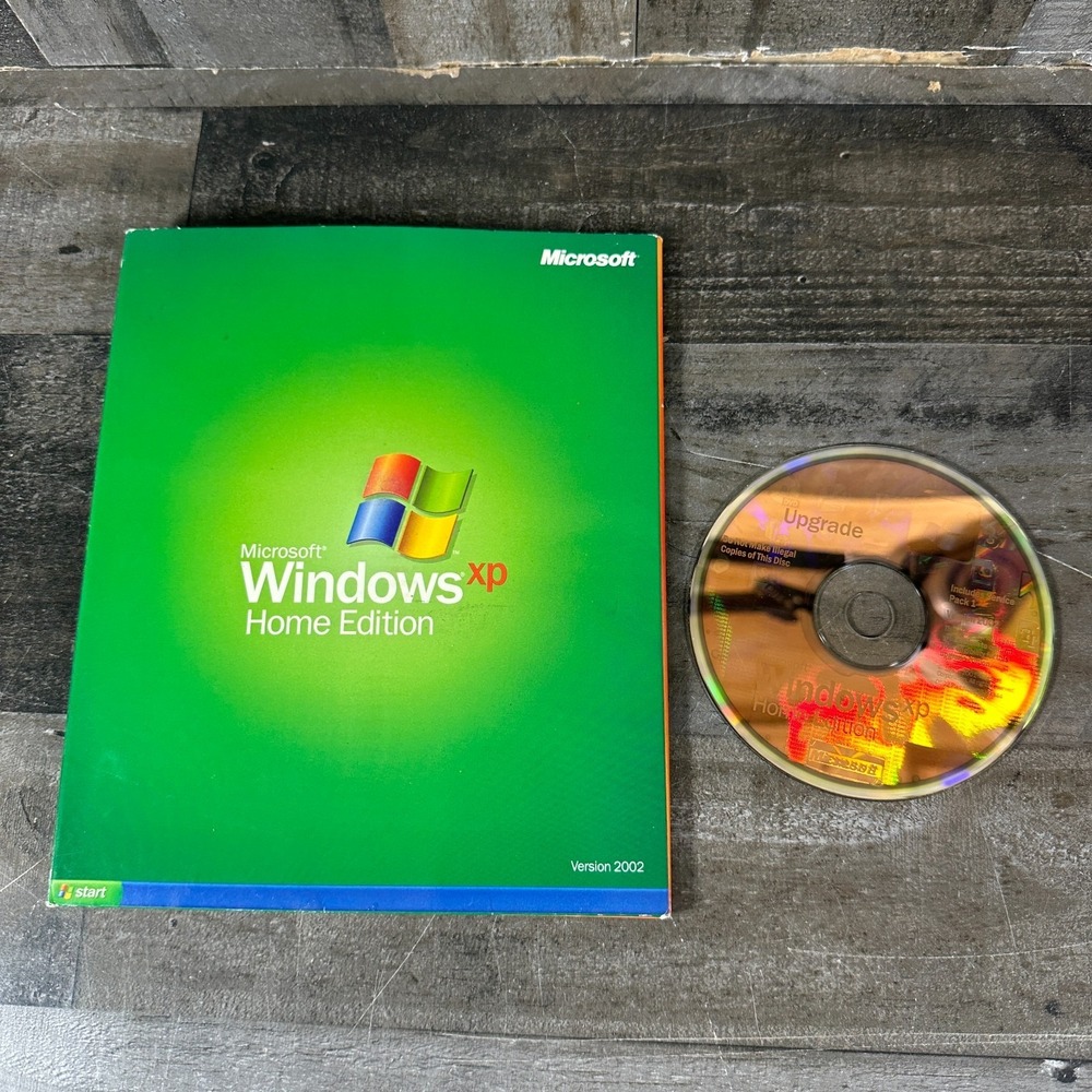 Microsoft Windows XP Home Edition CD Software Version 2002 - Picture 3 of 4